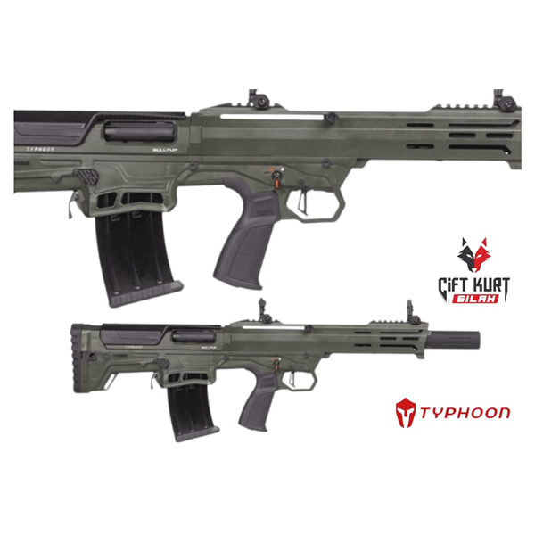 Typhoon 12 Bullpup Şarjörlü Yarı Otomatik Yeşil Av Tüfeği 